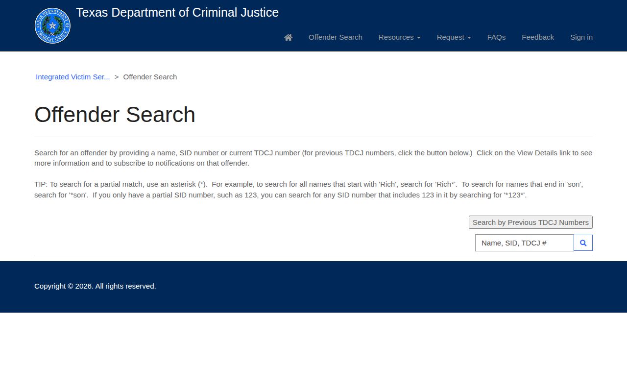 Calhoun County parole release search help in TDCJ IVSS
